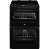 Aeg CIX6540ACB 60cm Induction, Double Oven, Thermaflow® fan operated main oven and conventional top 