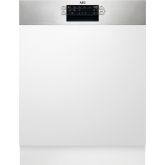 Aeg FEE64917ZM Semi integrated dishwasher, 14ps, C, 44dB, Electronic controls, 10.5ltrs, Cutlery Tra