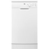 Aeg FFX52507ZW Freestanding 45cm AirDry dishwasher, 10ps, E, 46dB, 9.9L, Simple rotary control, 5 Pr