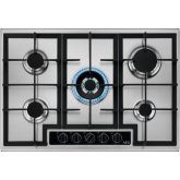 Aeg HGB75420YM 75cm Slim Gas Hob, 5 energy efficient burners Including 1 Triple crown Burner, Step P