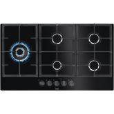 Aeg HKB95820NB 90Cm 5 Burner Gas On Glass Hob