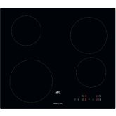 Aeg IBS6420SCB 60cm 4 zone Plug and Play Induction Hob, Basic Touch Controls (Slim platform)
