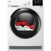 Aeg TR718A4B Tumble dryer. 7000 Series, SensiDry technology. 8kg capacity, Easy iron, Bed linen and 