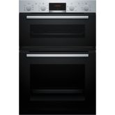 Bosch MBA533BS3B Series 4, 60cm Built In Double Oven - Stainless Steel
