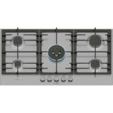Bosch PCR9A5I90 90cm, 5 burners, 5kW Wok burner, Optimised FlameSelect, 3 Dishwasher suitable cast i