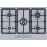 Bosch PGQ7B5K90 75cm, 5 burners, 3.3kW Wok, 3 Dishwasher suitable cast iron pan supports, new standa