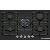 Bosch PPQ7A6I40 75cm, 5 burners, 4kW Wok burner, Optimised FlameSelect, 5 Dishwasher suitable cast i