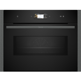 Neff C24MS71G0B Electronic, 4.1" Full Touch TFT Display, 20 functions, Pyrolytic, Soft open/close do