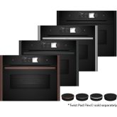 Neff C29MY7MY0 Flex Design compact pyrolytic oven, with MW, Electronic, 6.8" Premium Full Touch TFT 