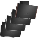 Neff D98IPT2Y5 Flex-Design, 90cm, Angled Glass Wall Hood, climateControl Sensor, Touch Control, LED 