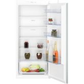 Neff KI1411SE0G 122x54 built in fridge, vegetable box, LED Light, 5 glass shelves, door open warning