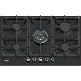 Neff T27CIQ8S0 75cm, 5 burner, 4.0kW Wok burner, Optimised FlameSelect, 3 Dishwasher suitable cast i