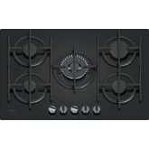 Neff T27PIQ4S0 75cm Black Tempered Glass, 5 burner, 4.0kW Wok burner, Optimised FlameSelect, 5 Dishw