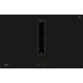 Neff V58NBS1L0 80cm Venting Hob, Touch Control, 4 x zones, 1 Combi zone + Ventilation, Auto-On fan, 
