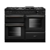 Rangemaster AURAO110DFPCBL/YX1 Aura 110cm Dual Fuel Black - Onyx