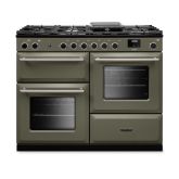 Rangemaster AURAO110DFPRBD/BN1 Aura 110cm Dual Fuel Riverbed - Brushed Nickel
