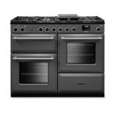 Rangemaster AURAO110DFPSLT/BN1 Aura 110cm Dual Fuel Slate (Paint) - Brushed Nickel