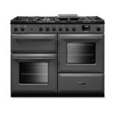 Rangemaster AURAO110DFPSLT/YX1 Aura 110cm Dual Fuel Slate (Paint) - Onyx