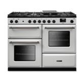 Rangemaster AURAO110DFPWHT/YX1 Aura 110cm Dual Fuel White (Paint) - Onyx