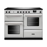 Rangemaster AURAO110EIPWHT/BN1 Aura 110cm Induction White (Paint) - Brushed Nickel