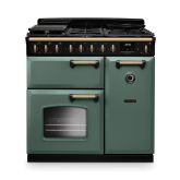 Rangemaster CLDL90DFPMGR/AB1 18258 NEW CLASSIC DLX 90 DF MNRL GRN AB GB/IE