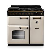 Rangemaster CLDL90DFPPCR/AB1 18260 NEW CLASSIC DLX 90 DF PL CRM AB GB/IE