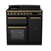 Rangemaster ESDL90EIPGBL/AB1 18053 ESTEL DLX 90 EI GLSS BLCK AB GB/IE