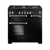 Rangemaster KCH90DFFBL/C 81420 KITCHENER 90 DF BLACK CHROME
