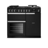 Rangemaster PRDL100DFPCBL/CM1 15539 NEW PROFESS DLX 100 DF CHRCL BLK CM GB/IE