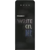 Smeg FAB28RDBB5 60cm 50s Style Right Hand Hinge Fridge with Icebox - Black