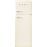 Smeg FAB30RCR5UK 60cm 50s Style Right Hand Hinge Freezer over Fridge Cream