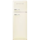 Smeg FAB30RCR6UK 60cm 50s Style Right Hand Hinge Freezer over Fridge Cream