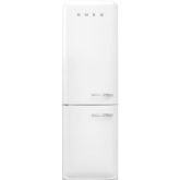 Smeg FAB32LWH6UK 60cm 50s Style Left Hand Hinge Fridge Freezer White
