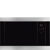 Smeg FMI320X2 20 Litre Built In Microwave with Grill in Stainless Steel