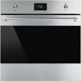 Smeg SFP6301TVX 60cm Classic Pyrolytic Multifunction Single Oven in Stainless