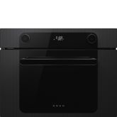 Smeg SO4201M1BI 45cm Musa Combi Microwave in Black