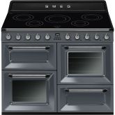 Smeg TR4110IGR2 110cm Victoria Electric Range Cooker Slate Grey