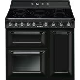 Smeg TR93IBL2 90cm Victoria Electric Range Cooker Black
