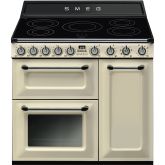 Smeg TR93IP2 90cm Victoria Electric Range Cooker Cream