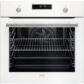 Aeg BPS555060W SteamBake Pyrolytic Multifunction oven with EXPlore retractable rotary controls, touc