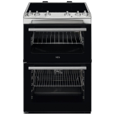 Aeg CIX6500ABM 60cm Induction, Double Oven, Thermaflow® fan operated main oven and conventional top 