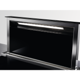 Aeg DDE5980G 
90cm Black Glass Downdraft Hood, Premium Touch on Glass, LED stripe, 3+2Intensive Spee