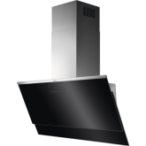 Aeg DVE5971HG 
90cm Black Glass + slim Stainless Steel Designer Screen Hood, Touch on Glass, LED Lig