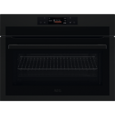 Aeg KME768080T CombiQuick Combination Microwave compact oven with EXCite touch controls, white LEDs.