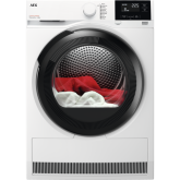 Aeg TR718L4B 
Tumble dryer. 7000 Series, SensiDry technology. 8kg capacity, Easy iron, Bed linen and