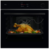 Aeg TR7PB731SB Connected SteamCrisp Quarter Steam + Pyrolytic oven with CookSmart Touch controls, wh
