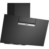 Bosch DWK87FN60B 80cm, Angled Glass Wall Hood, Smart Hood Automatic, Touch Control, LED Lights. Opti