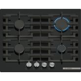 Bosch PPP6A6I40 60cm, 4 burners, Optimised FlameSelect, 4 Dishwasher suitable cast iron pan supports