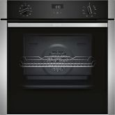 Neff B3ACE4HN0B Slide + Hide Built In Electric Single Oven