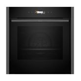 Neff B54CR31G0B Electronic, 3.7" Full Touch TFT Display, Circotherm, 14 functions, Rotating handle,